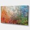 Designart - Board Stained Abstract Art - Abstract Canvas Art Print